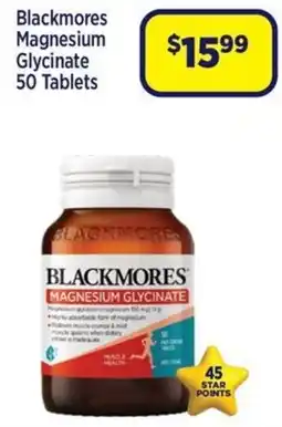 Star Discount Chemist Blackmores Magnesium Glycinate offer