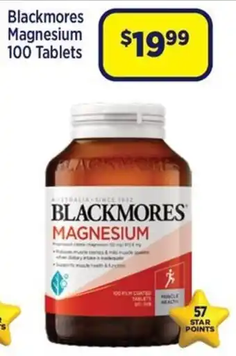 Star Discount Chemist Blackmores Magnesium offer