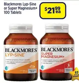 Star Discount Chemist Blackmores Lyp-Sine or Super Magnesium+ offer