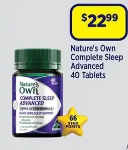 Star Discount Chemist Nature's Own Complete Sleep Advanced offer
