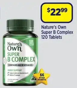 Star Discount Chemist Nature's Own Super B Complex offer