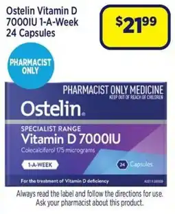 Star Discount Chemist Ostelin Vitamin D 7000IU 1-A-Week offer