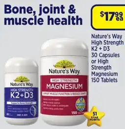 Star Discount Chemist Nature's Way High Strength K2 + D3 offer