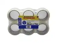 Officeworks Nachi Clear Packaging Tape 48mm x 75m Roll 36 Pack offer