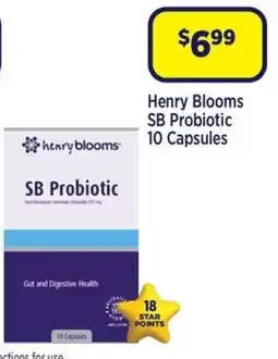 Star Discount Chemist Henry Blooms SB Probiotic offer