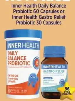 Star Discount Chemist Inner Health Daily Balance Probiotic offer
