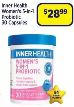 Star Discount Chemist Inner Health Women's 5-in-1 Probiotic offer