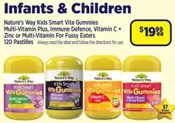 Star Discount Chemist Nature's Way Kids Smart Vita Gummies offer