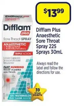 Star Discount Chemist Difflam Plus Sore Throat Spray offer