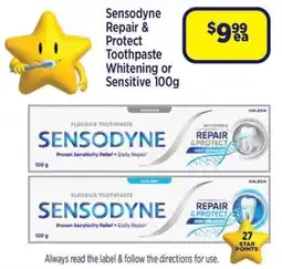 Star Discount Chemist Sensodyne Repair & Protect Toothpaste offer