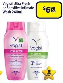 Star Discount Chemist Vagisil Ultra Fresh or Sensitive Intimate Wash offer