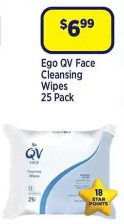 Star Discount Chemist Ego QV Face Cleansing Wipes offer