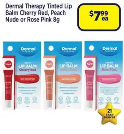 Star Discount Chemist Dermal Therapy Tinted Lip Balm offer