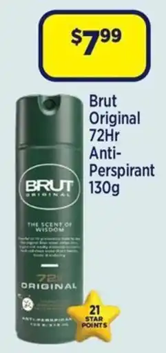 Star Discount Chemist Brut Original Anti-Perspirant offer