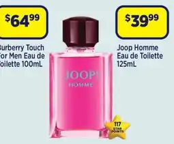 Star Discount Chemist Joop Homme Eau de Toilette offer