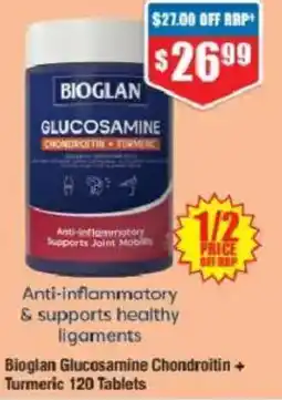 Chemist Warehouse Bioglan Glucosamine Chondroitin + Turmeric offer