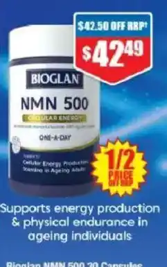 Chemist Warehouse Bioglan NMN 500 offer