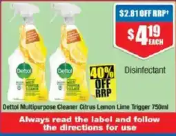 Chemist Warehouse Dettol Multipurpose Cleaner Citrus Lemon Lime Trigger offer