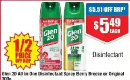 Chemist Warehouse Glen 20 All In One Disinfectant Spray offer