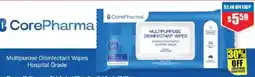 Chemist Warehouse CorePharma Multipurpose Disinfectant Wipes Hospital Grade offer