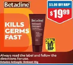 Chemist Warehouse Betadine Antiseptic Ointment offer