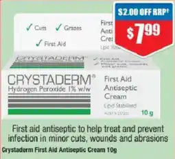 Chemist Warehouse Crystaderm First Aid Antiseptic Cream offer