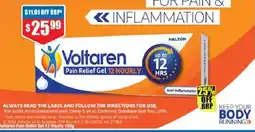 Chemist Warehouse Voltaren Pain Relief Gel 12 Hourly offer