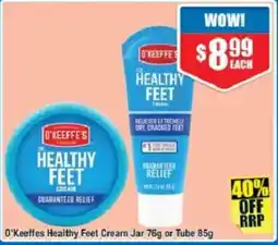 Chemist Warehouse O'Keeffe's Healthy Feet Cream offer