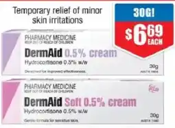 Chemist Warehouse DermAid Soft 0.5% cream offer
