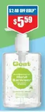 Chemist Warehouse Goat Antibacterial Hand Sanitiser offer