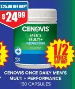Chemist Warehouse Cenovis Once Daily Men's Multi + Performance offer