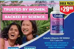 Chemist Warehouse Ostelin Vitamin D3 1000IU offer
