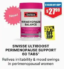 Chemist Warehouse Swisse Perimenopause Balance offer