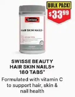 Chemist Warehouse Swisse Beauty Hair Skin Nails+ offer