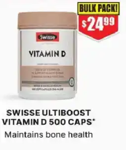 Chemist Warehouse Swisse Ultiboost Vitamin D 500 Caps offer