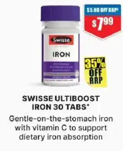 Chemist Warehouse Swisse Ultiboot Iron offer