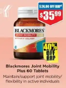 Chemist Warehouse Blackmores Joint Mobility Plus offer
