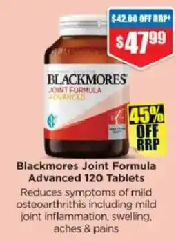 Chemist Warehouse Blackmores Joint Formula Advanced offer