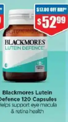 Chemist Warehouse Blackmores Lutein Defence offer
