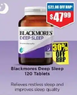 Chemist Warehouse Blackmores Deep Sleep offer