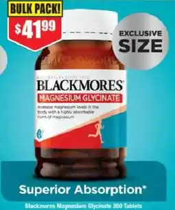 Chemist Warehouse Blackmores Magnesium Glycinate offer