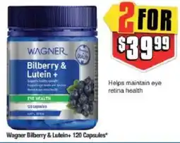 Chemist Warehouse Wagner Bilberry & Lutein+ offer