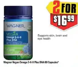 Chemist Warehouse Wagner Vegan Omega 3-6-9 Plus DHA offer