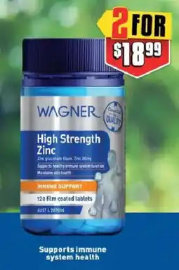 Chemist Warehouse Wagner High Strength Zinc offer