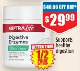 Chemist Warehouse NutraLife Digestive Enzymes offer