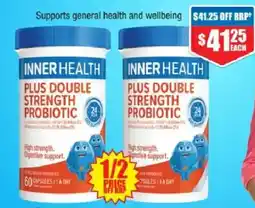 Chemist Warehouse Inner Health Plus Double Strength Probiotic offer