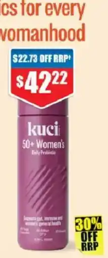 Chemist Warehouse kuci 50+ Women's Daily Probiotic offer