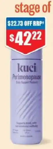 Chemist Warehouse Kuci Perimenopause Daily Support Product offer