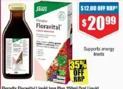 Chemist Warehouse Floradix Floravital Liquid Iron Plus offer