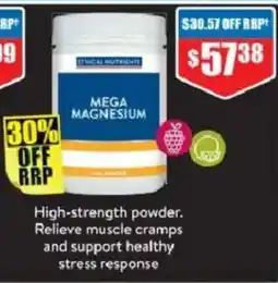 Chemist Warehouse Ethical Nutrients Mega Magnesium offer